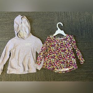 2T long sleeve tops girls